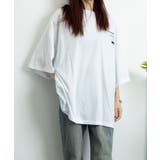 オーバーサイズ 英文字ロゴ 半袖Tシャツ | ANGELCLOSET | 詳細画像2