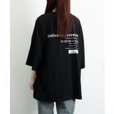 オーバーサイズ 英文字ロゴ 半袖Tシャツ | ANGELCLOSET | 詳細画像9