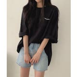 ロゴTシャツ ゆったり プルオーバー夏服 | SUNSHINE CLOSET | 詳細画像5 