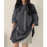 ロゴTシャツ ゆったり プルオーバー夏服 | SUNSHINE CLOSET | 詳細画像7 