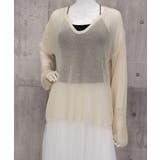 Vネックメッシュニットトップス 重ね着 レディース | SUNSHINE CLOSET | 詳細画像18 