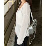 Vネックメッシュニットトップス 重ね着 レディース | SUNSHINE CLOSET | 詳細画像6 