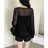 Vネックメッシュニットトップス 重ね着 レディース | SUNSHINE CLOSET | 詳細画像8 