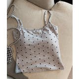 背中開きキャミソール カップ付きドット柄 | ANGELCLOSET | 詳細画像17