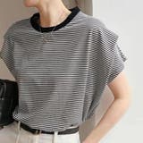 ショルダータックTシャツ レディース半袖 | ANGELCLOSET | 詳細画像1