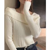 リブニットトップス オフショルダー 長袖 | SUNSHINE CLOSET | 詳細画像9