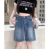 デニムショートパンツ ハイウエスト美脚夏 | SUNSHINE CLOSET | 詳細画像1 