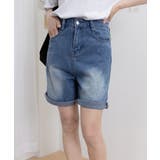 デニムショートパンツ ハイウエスト美脚夏 | SUNSHINE CLOSET | 詳細画像7 