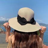 麦わら帽子 ストローハットリボン付き夏帽 | SUNSHINE CLOSET | 詳細画像6 