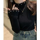 メロウフリルニットトップス レディース 大人上品 | SUNSHINE CLOSET | 詳細画像4 