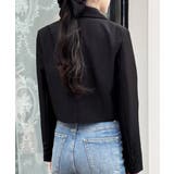 ショート丈テーラードジャケット韓国風秋服 | SUNSHINE CLOSET | 詳細画像8