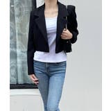 ショート丈テーラードジャケット韓国風秋服 | SUNSHINE CLOSET | 詳細画像9