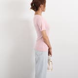 リブニット トップス レディースニットt | ANGELCLOSET | 詳細画像14