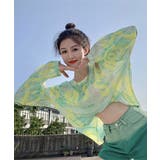 シアートップス 長袖レディースカットソー | ANGELCLOSET | 詳細画像1