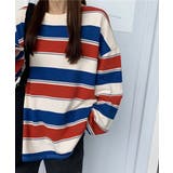 ボーダー柄 スウェット 配色 トレーナー | SUNSHINE CLOSET | 詳細画像4