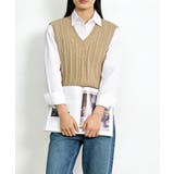 体型カバー レイヤードベスト レディース | SUNSHINE CLOSET | 詳細画像3 