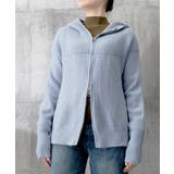 フード付きニットパーカー 体型カバー レディースフーディ | SUNSHINE CLOSET | 詳細画像10 