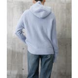フード付きニットパーカー 体型カバー レディースフーディ | SUNSHINE CLOSET | 詳細画像12 
