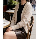 ニットジップパーカー フード付きニットカーデ 長袖ニットトップス | SUNSHINE CLOSET | 詳細画像8 