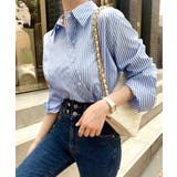 レディース 長袖 縦ライン柄トップス | SUNSHINE CLOSET | 詳細画像1 