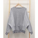 ストライプ配色ドルマンニット体型カバー春 | SUNSHINE CLOSET | 詳細画像18 