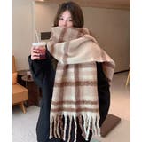 フリンジマフラー大判ストールリバーシブル | SUNSHINE CLOSET | 詳細画像1 