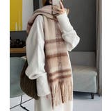 フリンジマフラー大判ストールリバーシブル | SUNSHINE CLOSET | 詳細画像3 