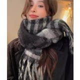 フリンジマフラー大判ストールリバーシブル | SUNSHINE CLOSET | 詳細画像4 