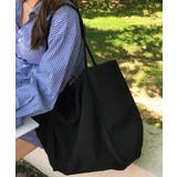キャンバスバッグ 大容量 トートバッグ鞄 | ANGELCLOSET | 詳細画像1