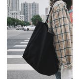 キャンバスバッグ 大容量 トートバッグ鞄 | ANGELCLOSET | 詳細画像3