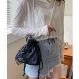 巾着ショルダーバッグ リボン付き 結婚式 | ANGELCLOSET | 詳細画像1
