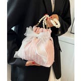 巾着ショルダーバッグ リボン付き 結婚式 | ANGELCLOSET | 詳細画像10