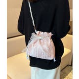 巾着ショルダーバッグ リボン付き 結婚式 | ANGELCLOSET | 詳細画像12