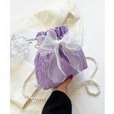 巾着ショルダーバッグ リボン付き 結婚式 | ANGELCLOSET | 詳細画像17