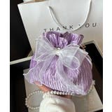 巾着ショルダーバッグ リボン付き 結婚式 | ANGELCLOSET | 詳細画像18