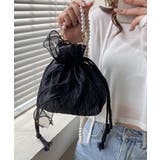 巾着ショルダーバッグ リボン付き 結婚式 | ANGELCLOSET | 詳細画像4