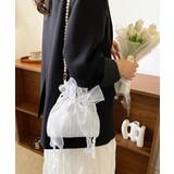 巾着ショルダーバッグ リボン付き 結婚式 | ANGELCLOSET | 詳細画像7