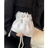 巾着ショルダーバッグ リボン付き 結婚式 | ANGELCLOSET | 詳細画像8