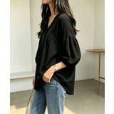 ボリュームスリーブトップス 体型カバー ギャザーブラウス | SUNSHINE CLOSET | 詳細画像12