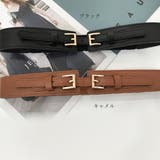 バックルベルト レディース ゴム | SUNSHINE CLOSET | 詳細画像2