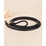 細ベルト ウエストマーク合皮ロープベルト | SUNSHINE CLOSET | 詳細画像6 