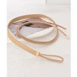 細ベルト ウエストマーク合皮ロープベルト | SUNSHINE CLOSET | 詳細画像8 