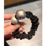ヘアアクセサリー フェイクパール髪ゴム ハーフアップアレンジ | SUNSHINE CLOSET | 詳細画像11 