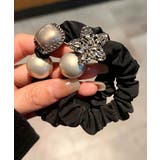 ヘアアクセサリー フェイクパール髪ゴム ハーフアップアレンジ | SUNSHINE CLOSET | 詳細画像14 