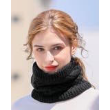 ブラック | マフラー ニット ふわふわ | SUNSHINE CLOSET