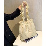 ギャザートートバッグ 巾着型トート大容量 | SUNSHINE CLOSET | 詳細画像12 