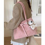 スエード調トートバッグ ベルトデザイン鞄 | SUNSHINE CLOSET | 詳細画像11 