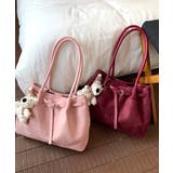 スエード調トートバッグ ベルトデザイン鞄 | SUNSHINE CLOSET | 詳細画像13 