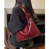 レディースおしゃれ ノットハンドルショルダーバッグ エナメル調トートバッグヴィン… | SUNSHINE CLOSET | 詳細画像16 