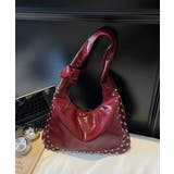 レディースおしゃれ ノットハンドルショルダーバッグ エナメル調トートバッグヴィン… | SUNSHINE CLOSET | 詳細画像17 